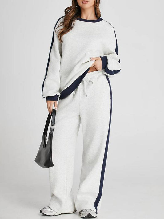 Chicbeautyy Women's Fleece Loose Fit Cozy Sweatshirt