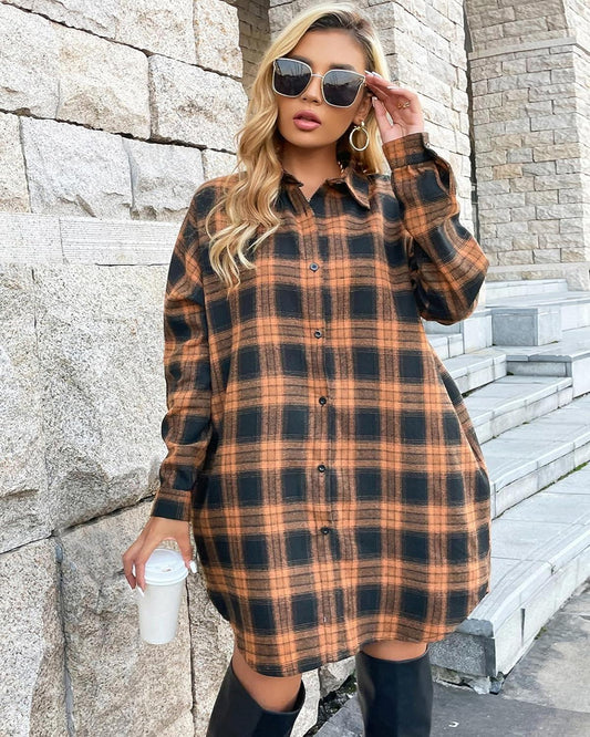 Women's Button Down Plaid Flannel Shirts (Buy 2 Free Shipping)