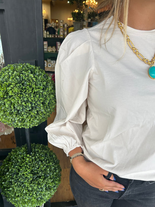 Women's Poplin Sleeve Tops (Buy 2 Free Shipping)