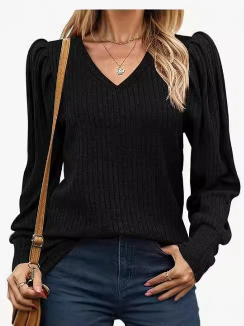 Chicbeautyy V Neck Casual Tunic Tops(BUY 2 FREE SHIPPING)