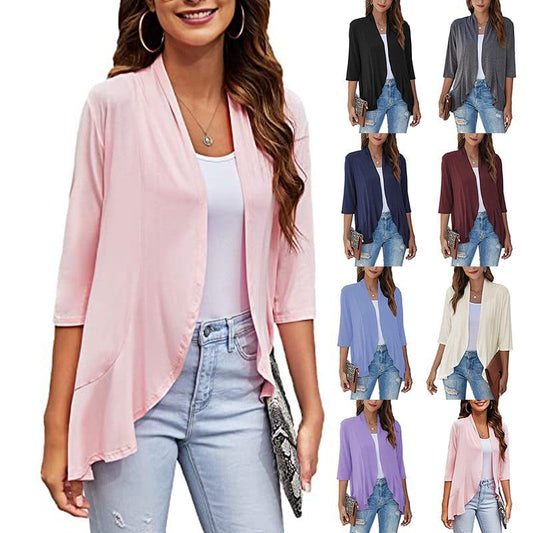 Women's Casual Lightweight Open Front Cardigans(Buy 3 Free Shipping)