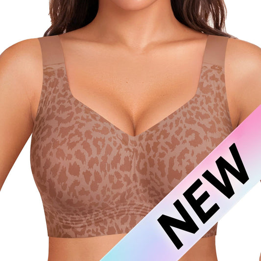 Chicbeautyy Women's Wireless Lace Back Seamless Comfort Bra