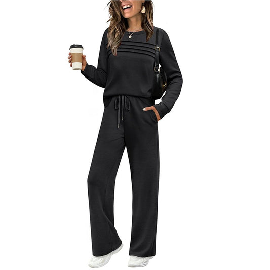 🔥ChicBeautyy Women's 2 Piece Sets Sweatshirt Casual Travel Outfits