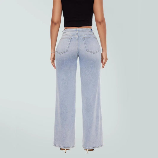 Chicbeautyy Mid-low Rise Baggy Jeans