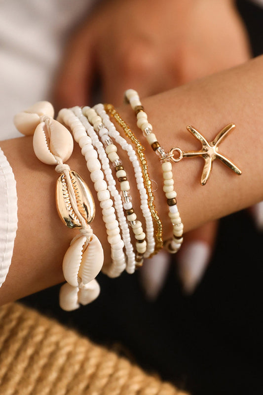 Chicbeautyy Handmade Bead Shell Bracelet