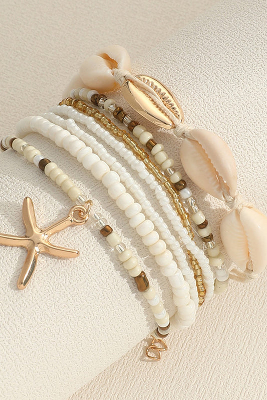 Chicbeautyy Handmade Bead Shell Bracelet