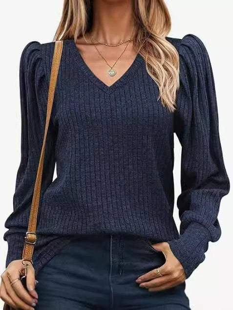 Chicbeautyy V Neck Casual Tunic Tops(BUY 2 FREE SHIPPING)