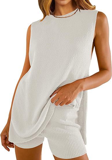 Chicbeautyy Women's Summer Sleeveless Sweater Sets (BUY 2 FREE SHIPPING)