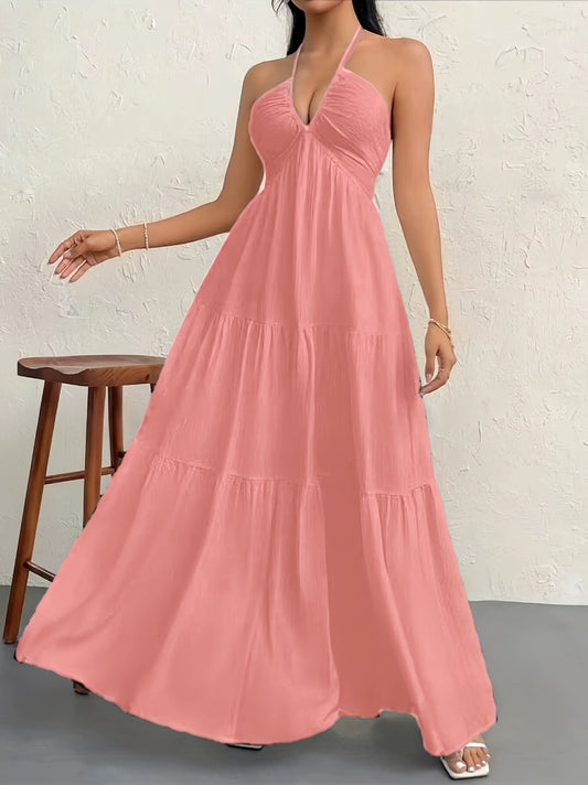 Chicbeautyy Casual Basic Loose Fit Sleeveless Dress