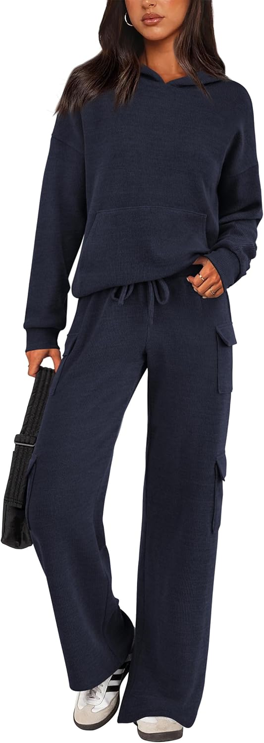 ChicBeautyy Women Fall 2025 Sweatsuits Outfits Lounge Matching Hoodie Set（BUY 2 Free Shipping）