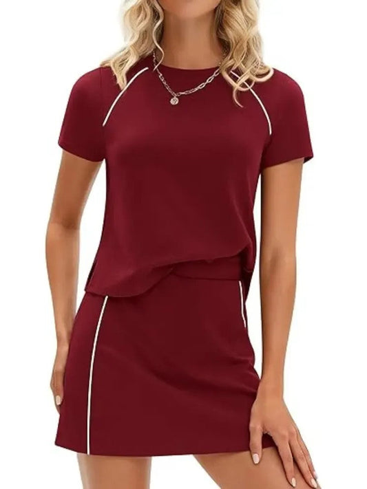 Chicbeautyy Women's Summer 2 Piece Skirt Sets